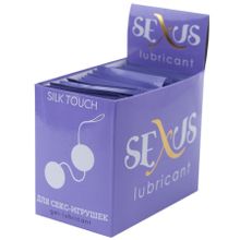 Sexus Набор из 50 пробников увлажняющей гель-смазки для секс-игрушек Silk Touch Toy по 6 мл. каждый