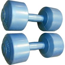 Гантели пластиковые 5,0кг х 2шт засыпные, в коробке