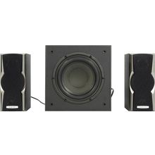 Колонки Edifier XM6PF (2x12W +Subwoofer 24W,  дерево,  SD,  ПДУ, FM)