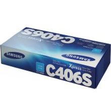 SAMSUNG CLT-C406S тонер-картридж голубой