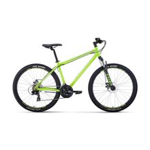 27,5" FORWARD Sporting 2.0 Disc 2020 (21ск, сталь, аморт.вилка, диск.мех TS38 TY500 TY300 трещотка)(рама 17", светло-зеленый серый)