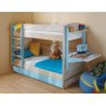 Кровать двухъярусная Массив с ящиками (новая) (трансформер)