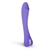 EDC Фиолетовый вибратор для G-стимуляции Gili G-Spot Vibrator - 22 см. (фиолетовый)