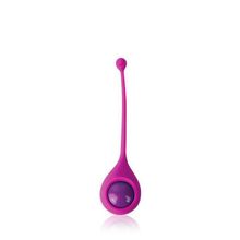 Bior toys Ярко-розовый вагинальный шарик со смещенным центром тяжести Cosmo (ярко-розовый)