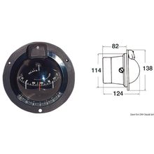 Osculati RIVIERA BP1 compass 3, 25.019.00