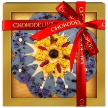 Подарочный шоколад Chokodelika "Синий цветок желаний", 150 гр.