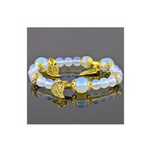 Бусики-Колечки Браслет Лунный камень"Сантия" арт. бП2829