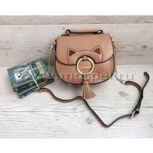 Мини-сумочка Sammao Ушки бежевая