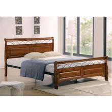 Кровать двуспальная деревянная 6135