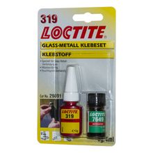 Набор для приклеивания зеркала заднего вида 5 г + 4 мл, Loctite 319 7649, 249998, Loctite