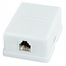 Розетка телефонная 1xRJ12 ТДМ, белый |  код. SQ1809-0001 |  TDM