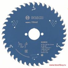 Bosch Пильный диск Expert for Wood 170x30x2.6 1.6x40T по дереву (2608644028 , 2.608.644.028)