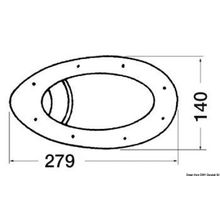 Osculati Pair of fairing lights built-in model 24 V, 13.258.24