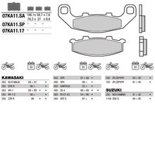 BREMBO Тормозные колодки BREMBO 07KA1117