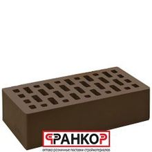 Кирпич лицевой 1НФ щелевой керамический шоколад М-150 ввкз