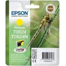 Картридж для EPSON T0824 (желтый) совместимый