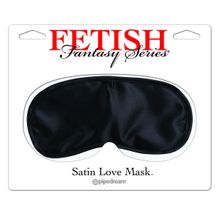 Pipedream Черная сатиновая маска Satin Love Mask (черный)