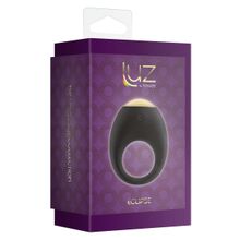 Черное эрекционное кольцо Eclipse Vibrating Cock Ring