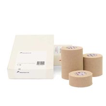 Pharmacels Прочный тянущийся тейп (телесный пластырь).  STRETCH PRO Tape Pharmacels 16 рулонов 2,5см х 4,5м.