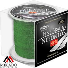 Плетеный шнур Mikado NIHONTO FINE BRAID 0,20 green (300 м) - 16.60 кг.