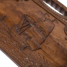 Нарды резные "Корабль-2" с ручкой 60