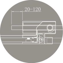 Душевая дверь в нишу CEZARES SLIDER-B-1 SLIDER-B-1-90 100-C-Cr