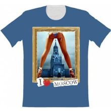 Футболка I love Moscow. Ноги