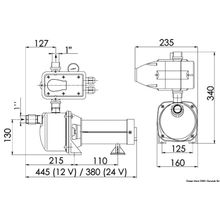 Osculati Fresh water pump with EPC system 12 V, 16.064.12