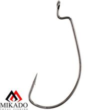 Офсетный крючок Mikado WORM 1 № 6   ( 5 шт.)