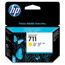 Картридж HP 711 (CZ132A) желтый