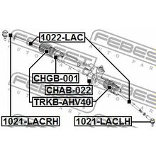 Втулка Рулевой Рейки Chevrolet Optra 2004-2007 [Eu] Febest арт. CHAB022