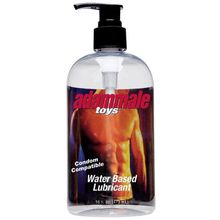 Topco Sales Лубрикант на водной основе Adam Male Toys Condom Compatible Water Based Lubricant - 473 мл.