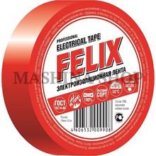 Изолента ПВХ красная FELIX