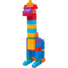 Mega Bloks 80 деталей в сумке First Builders голубой