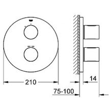 Термостат Grohe Grohtherm 3000 Cosmopolitan 19467000 для душа