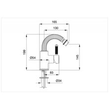 Смеситель на биде CEZARES OLIMP-BSM2 OLIMP-BSM2-03 24-L