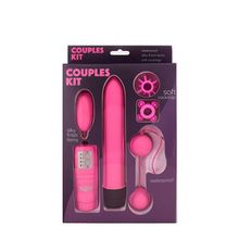 Розовый вибронабор COUPLE KIT