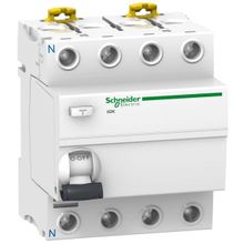 Выключатель дифференциальный (УЗО) ilD K 4п 25А 300мА тип AC | код. A9R75425 | Schneider Electric