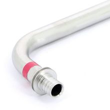 Угол с трубкой 250 мм из нержавеющей стали для подключения радиатора, REHAU 16x15 266242