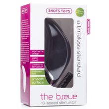 Shots Media BV Чёрный клиторальный вибратор The Breve