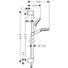 Душевой гарнитур Hansgrohe Crometta Vario (26532400) (65 см)