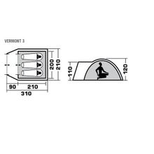 Палатка Trek Planet Vermont 3 (70109)