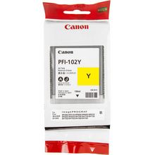 Картридж Canon PFI-102Y желтый для плоттера iPF500 iPF600  iPF610  iPF700 iPF710