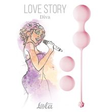 Lola toys Набор розовых вагинальных шариков Love Story Diva