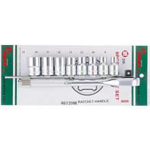 Набор 6-гранных торцевых головок с трещоткой на 1 2 Hans, 46134