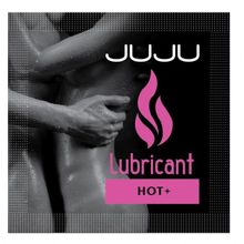 Возбуждающий лубрикант JUJU HOT+ - 3 мл. (39419)