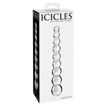 Стеклянная анальная елочка Icicles No.2 - 21,6 см. (28448)