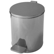 Ведро с педалью хром (7 л)