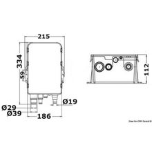 Osculati Europump Auto grey water drain well 24 V, 16.130.24