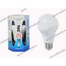 Лампа светодиодная ЭРА LED smd A65 60-13w-842 840-E27 NEW яркий холодный свет